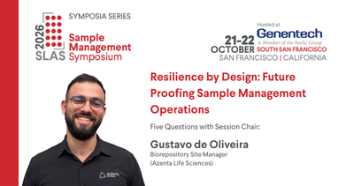 SLAS Sample Management Symposium, Q&A blog with Gustavo de Oliveira.