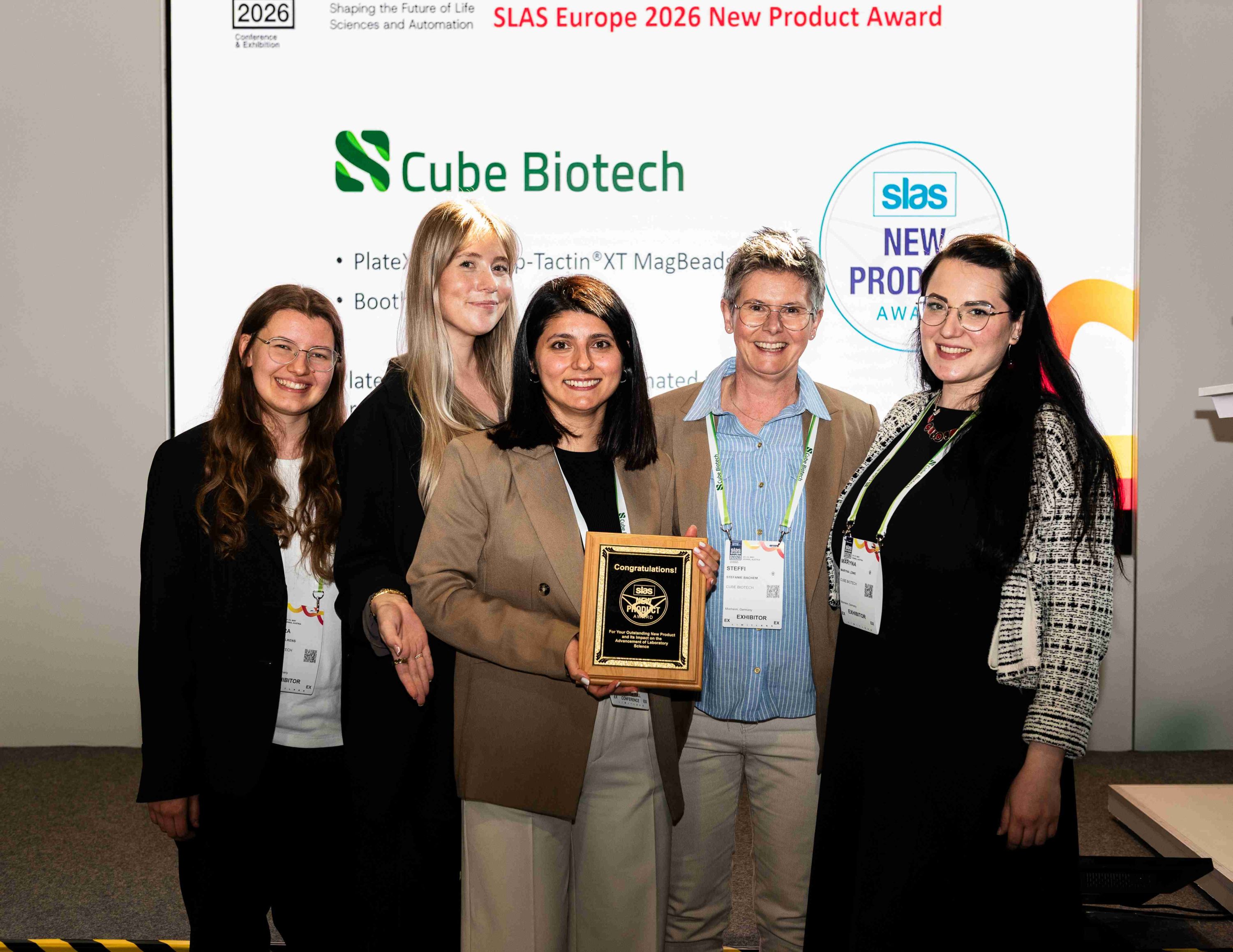 Cube Biotech SLAS Europe 2026 New Product Award