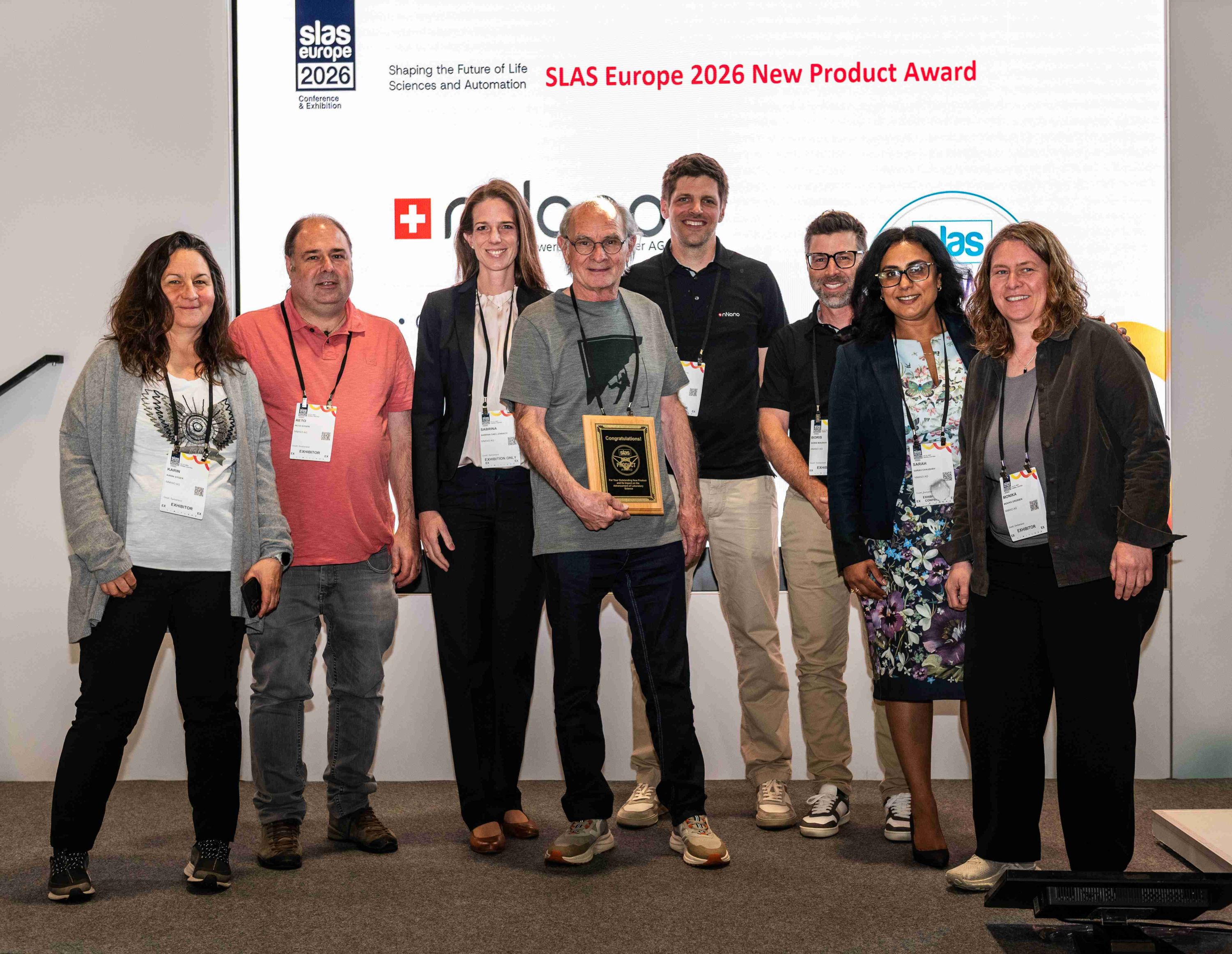 nNano AG SLAS Europe 2026 New Product Award