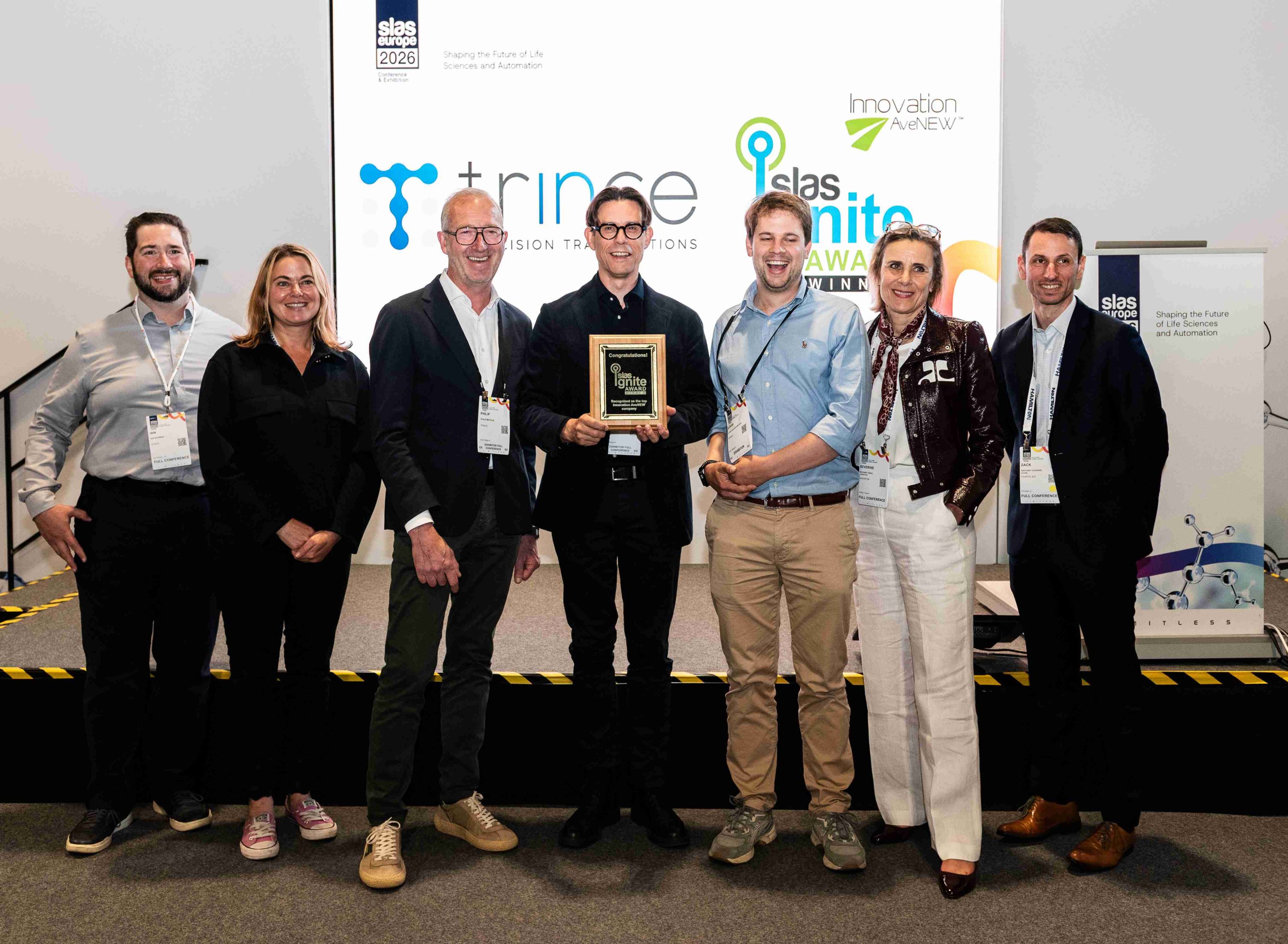 Trince SLAS Europe 2026 Ignite Award Winner