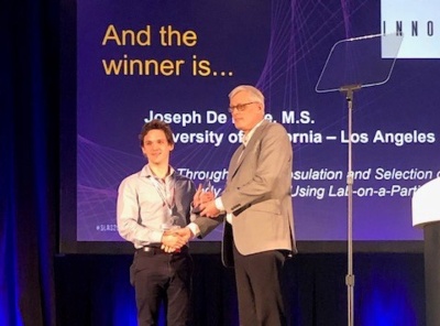 Joseph De Rutte, M.S., Recognized with Innovation Award at SLAS2020